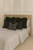Mongolian Sheepskin Cushion 40x40cm Noir