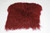 Mongolian Sheepskin Cushion 40x40 Merlot with insert