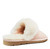 Ladies  sheepskin Scuffs made  from  Merino  wool in  Australia,Pastel  Pink