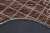 Easy-to-care chocolate handwoven rug