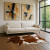 Brown & White Brazilian Leather Cowhide with  FREE Non Slip Corners