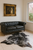 Salt & Pepper Brazilian Leather Cowhide with FREE Non Slip Corners