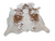 Brown Spotty  Craft  Cowhide  136x142cm