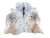 Salt & Pepper Craft Cowhide  122x124 cm