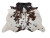 Brown & White Craft Cowhide 149x157cm