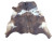 Brown & White Craft  Cowhide 127x134cm