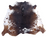 Spotty  Brown &  White  Craft  Cowhide  178x166cm