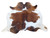 Special  Selected  Brown & White  cowhide   160x175cm