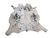 Selected Salt & Pepper  Cowhide  135x144cm