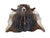 Exotic  Brown  Craft Cowhide 172x159cm