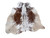 Spotty  Brown & White Craft  Cowhide 145x138cm