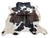 Brown &  White  Spotty  Craft Cowhide 123x140cm