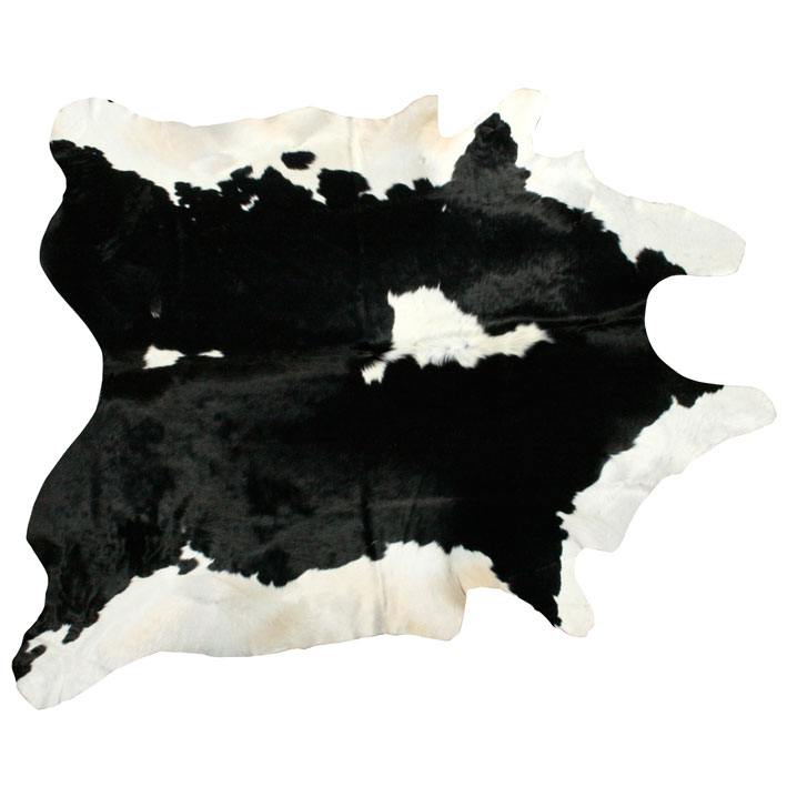 Black & White Cowhide Rug