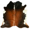Tropical Cowhide with Mahogany  shades and  variety