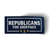 Republicans For Shoffner - Navy (10.5" x 4" Vinyl Sticker)