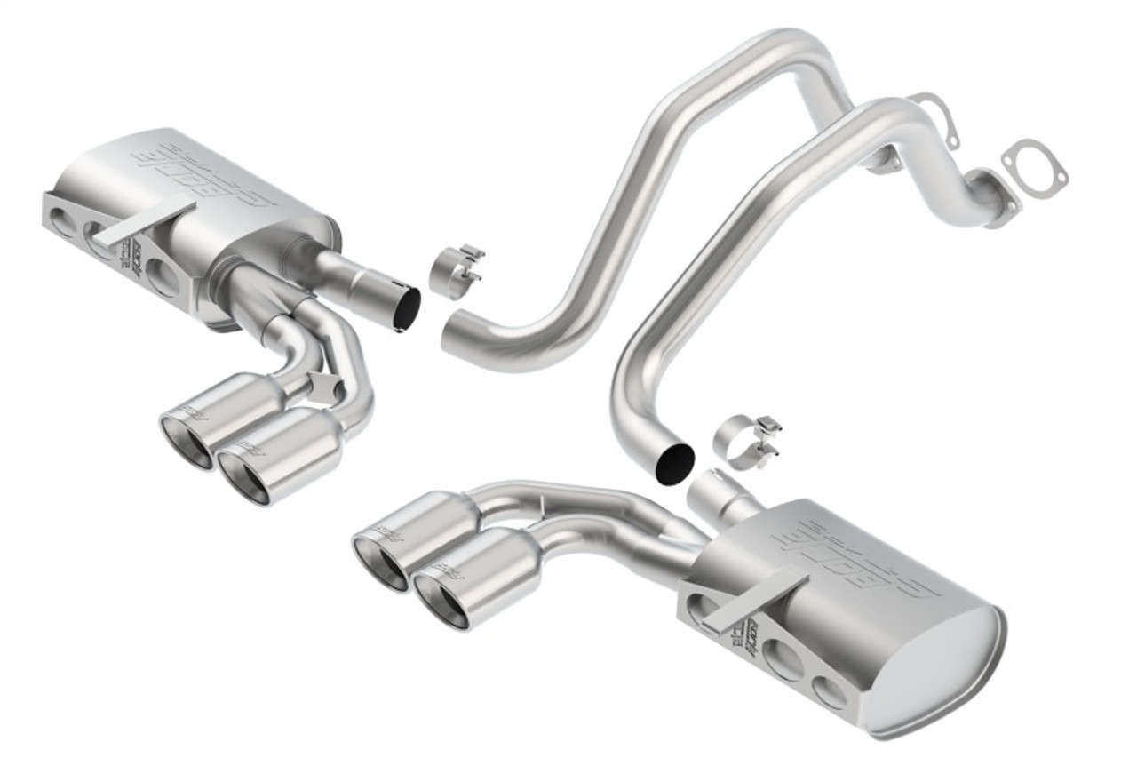 Borla 2" Cat-Back Exhaust C4 Corvette 1986-1991 Cat-Back