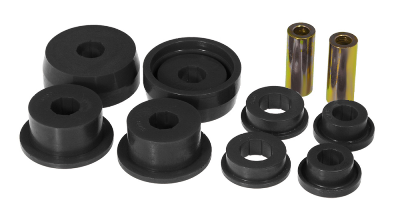 送料無料（北海道・沖縄県除く！） Prothane 13-301-BL Black Rear Upper and Lower Control Arm  Bushing Kit