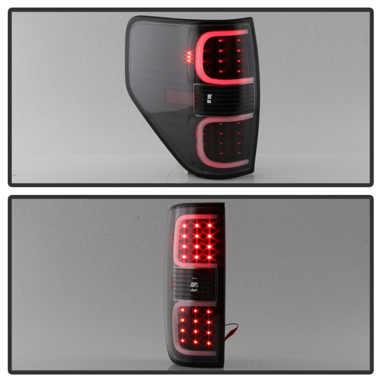 Buy xTune Ford F150 09-14 LED Tail Lights - Black ALT-ON-FF15009