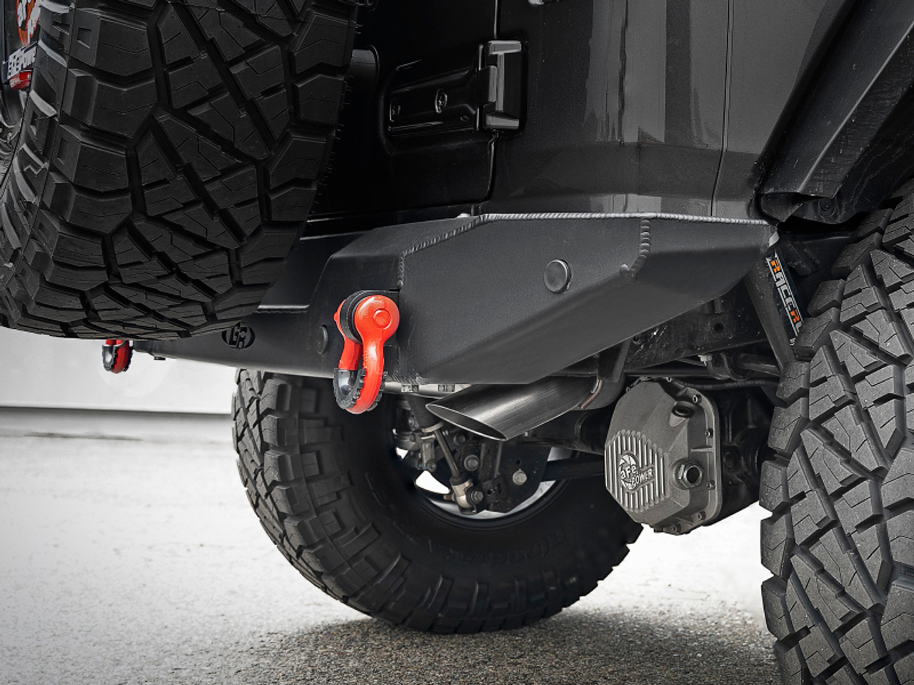 aFe - AFE49-48079 | aFe MACHForce XP 18-20 Jeep Wrangler (JL)  (t)  3in 409 SS Cat-Back Hi-Tuck Exhaust - 49-48079 | Armageddon Turbo &  Performance