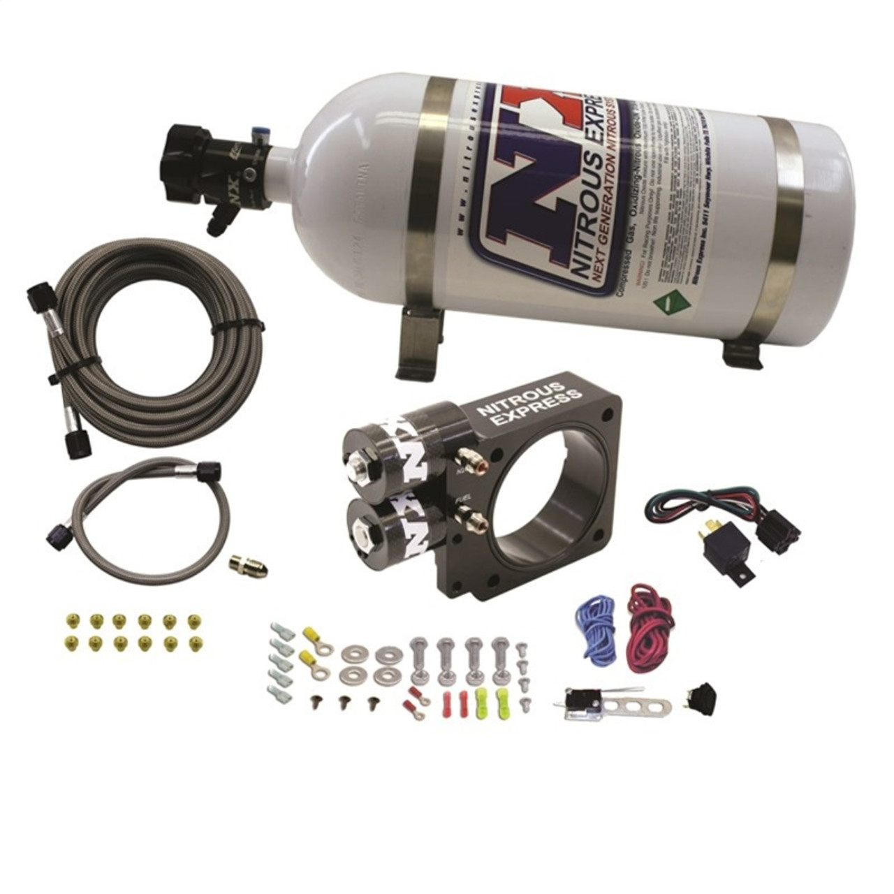 Nitrous Express 20955-10 EFI Nitrous Plate System SBF 5.0L 86-93 Mustang Nitrous Express 20955-10 EFI Nitrous Plate System SBF 5.0L 86-93 Mustang