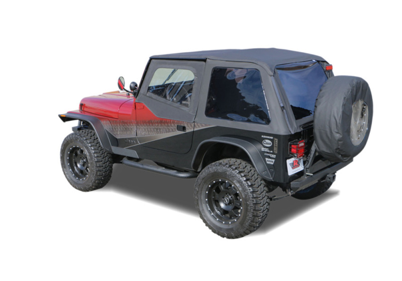 Buy Rampage 1992-1995 Jeep Wrangler(YJ) Frameless Soft Top Kit - Black  Diamond - 109435 for 578.38 at Armageddon Turbo u0026 Performance