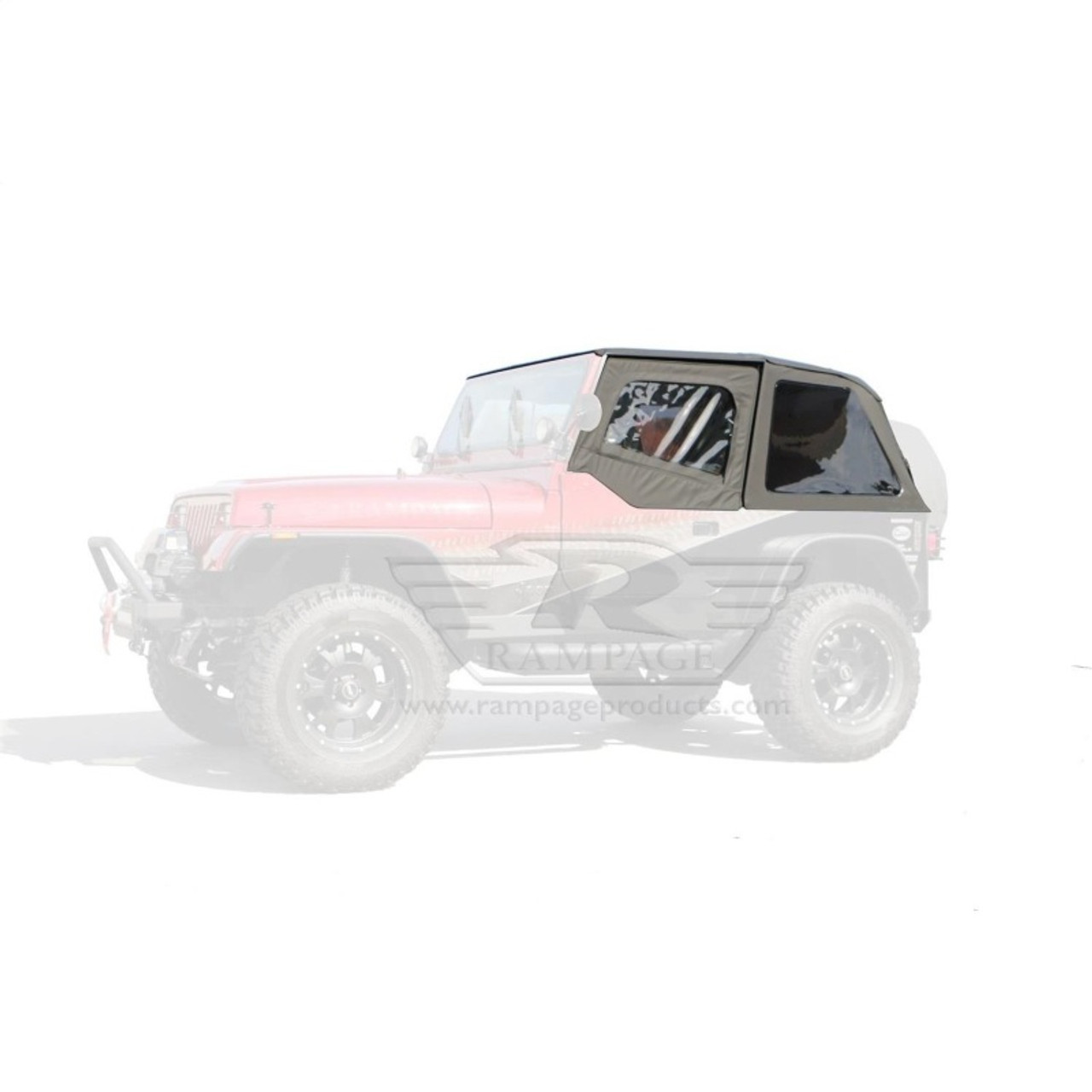 Buy Rampage 1992-1995 Jeep Wrangler(YJ) Frameless Soft Top Kit - Black  Diamond - 109435 for 578.38 at Armageddon Turbo u0026 Performance