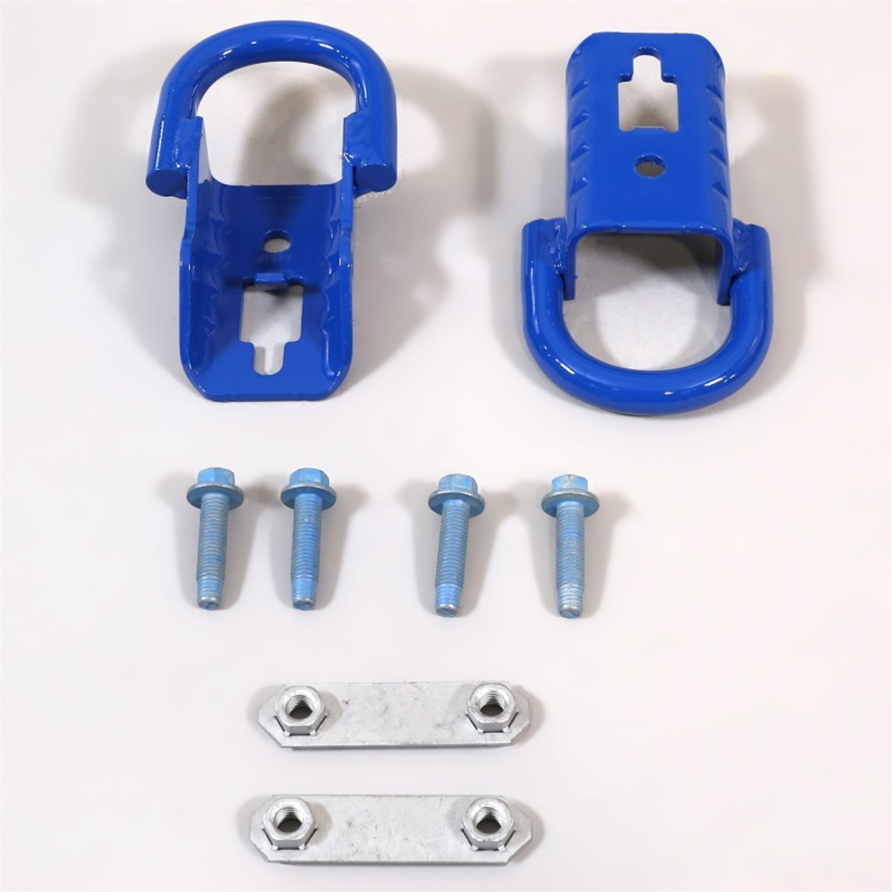 Ford Racing 17-22 Super Duty Tow Hooks - Blue (Pair)