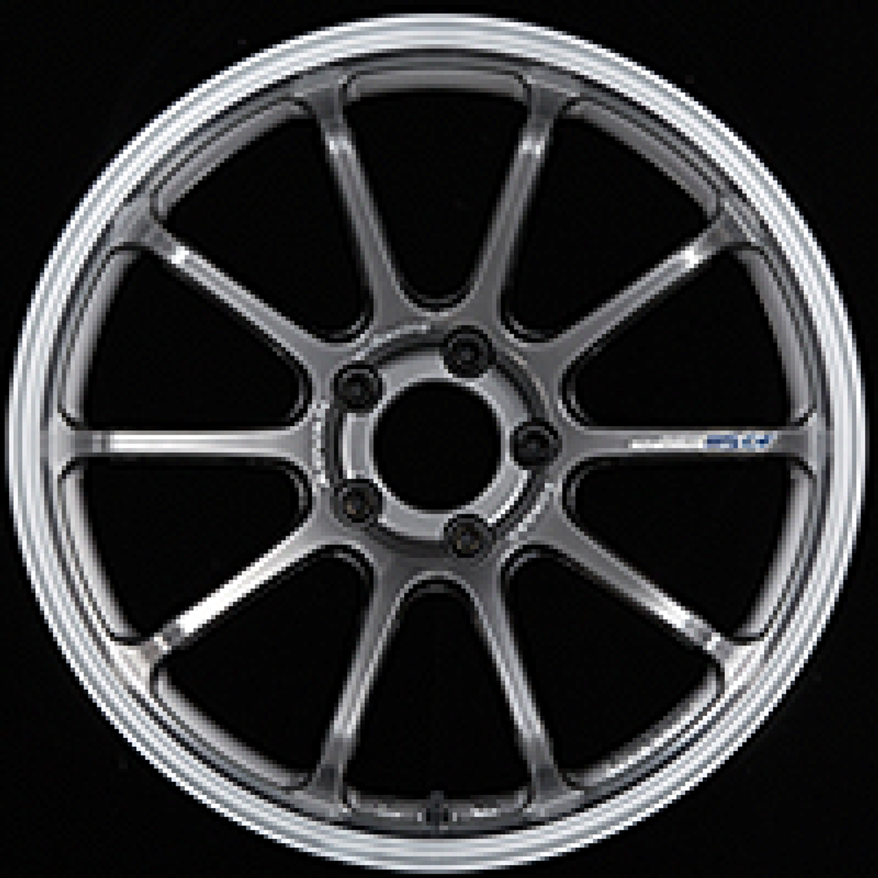 Advan RS-DF Progressive 19x10.5 +24 5-114.3 Machining & Racing Hyper Black  Wheel - YAS9L24EHB