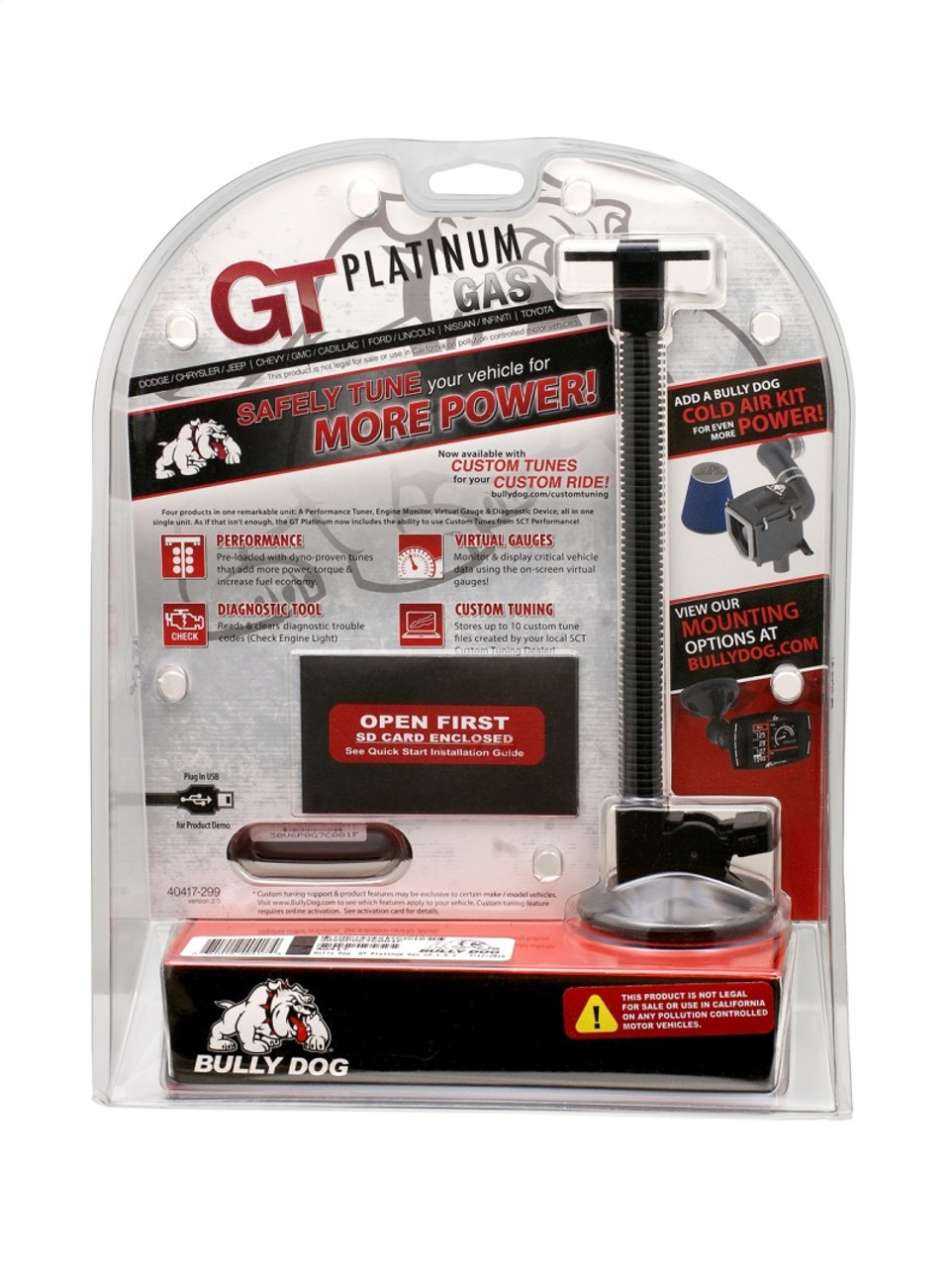 Get Bully Dog Triple Dog Platinum GT Gas Tuner and Gauge