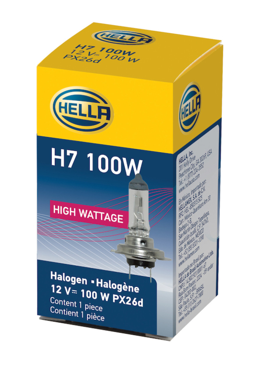 Buy Hella High Wattage Bulb H7 12V 100W PX26d T4.6 - H7 100W for 3.27 at  Armageddon Turbo & Performance