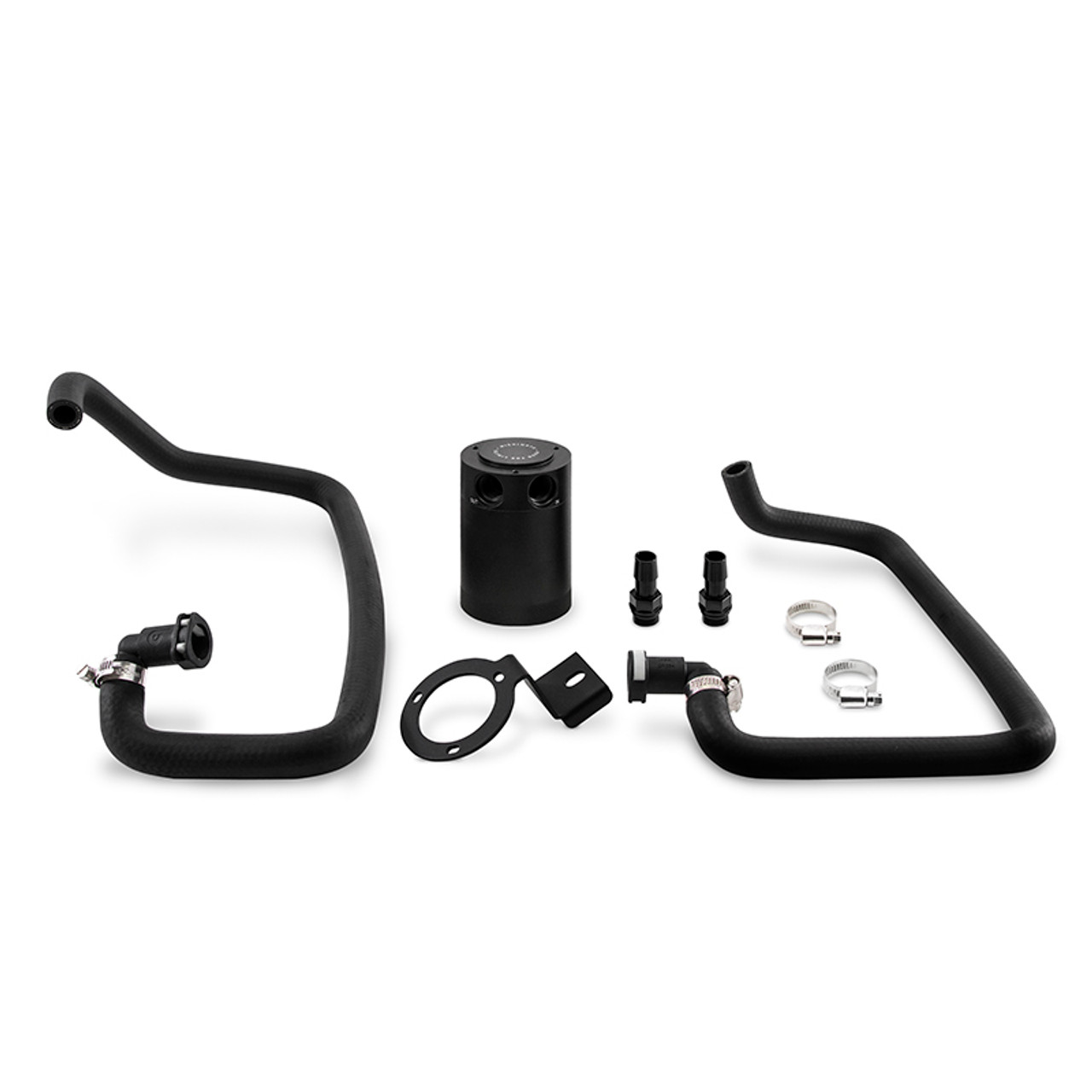 Mishimoto MMBCC-MUS4-15PBE Ford Mustang EcoBoost Baffled Oil Catch Can Kit, 2015+