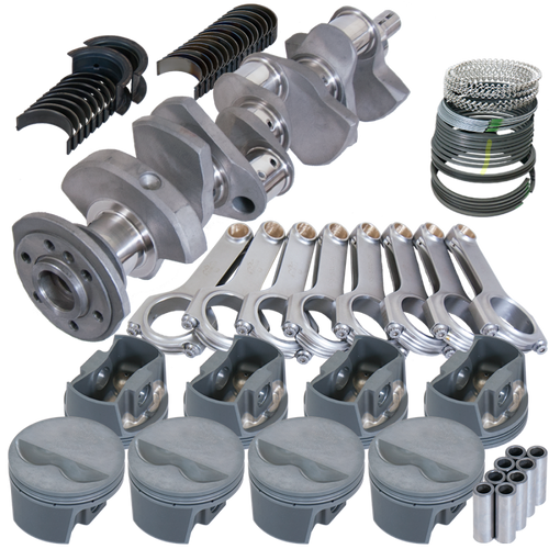 Eagle Chevy 350 3.480in Crank 5.700in H-Beam -5cc Flat Top 4.060in Pistons Rotating Assembly - 12001060 Photo - Primary