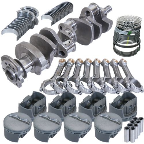 Eagle Chevy 350 3.750in Crank 5.700in I-Beam Rods -5cc Flat Top 4.030in Pistons Rotating Assembly - 13056030 Photo - Primary