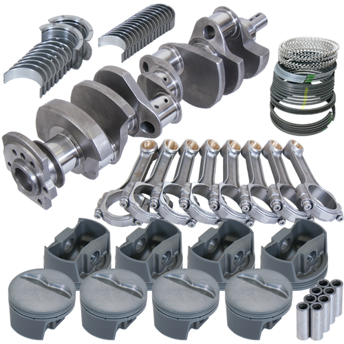 Eagle Chevy LT1350 1Pc 3.750in Crank 5.700in I-Beam Rods -5cc 4.040in Pistons Rotating Assembly - 13056L040 Photo - Primary
