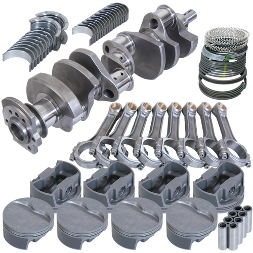 Eagle Chevy 350 3.750in Crank 6.000in I-Beam Rods -5cc Flat Top 4.040in Pistons Rotating Assembly - 13057040 Photo - Primary