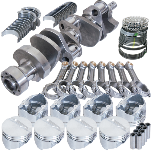 Eagle Chevy LT1350 1Pc 3.750in Crank 5.700in I-Beam Rods -7cc 4.030in Pistons Rotating Assembly - 13555L030 Photo - Primary