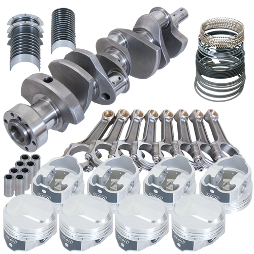 Eagle Chevy 454 1Pc 4.000in Crank 6.135in I-Beam Rods 38cc Dome 4.250in Pistons Rotating Assembly - 18325L000 Photo - Primary