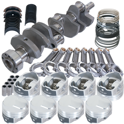 Eagle Chevy 454 1Pc 4.000in Crank 6.135in I-Beam Rods 43cc Dome 4.350in Pistons Rotating Assembly - 61326L100 Photo - Primary