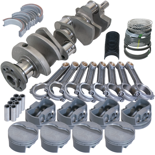 Eagle Pontiac 400 4.250in Crank 6.800in I-Beam Rods -6cc Flat Top 4.185in Pistons Rotating Assembly - 615004185 Photo - Primary