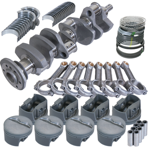 Eagle Chevy 350 3.750in Crank 5.700in I-Beam Rods -5cc Flat Top 4.060in Pistons Rotating Assembly - 62008060 Photo - Primary