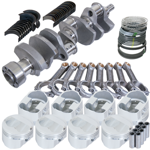 Eagle Chevy LT1 350 1Pc 3.750in Crank 5.700in I-Beam Rods 7cc Dome 4.040in Pistons Rotating Assembly - 62109040 Photo - Primary