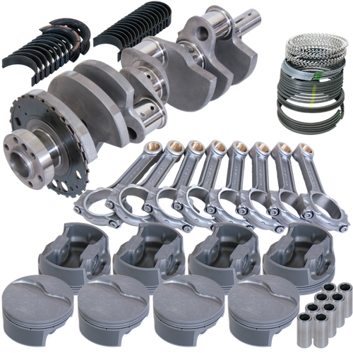 Eagle Chevy LS7 4.000in Crank 24 Tth Rlctor 6.125in I-Beam Rods 4.125in Pistons Rotating Assembly - 629384125 Photo - Primary