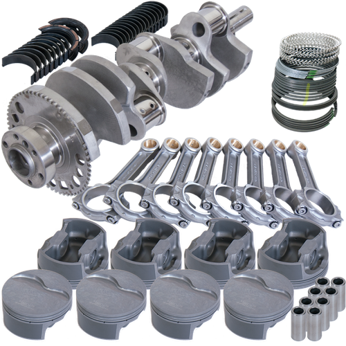 Eagle Chevy LS3 4.000in Crank 58 Tth Rlctor 6.125in I-Beam Rods 4.005in Pistons Rotating Assembly - 629464005 Photo - Primary