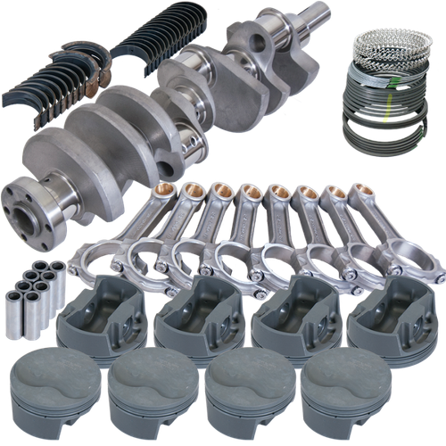Eagle Ford 289/302 3.250in Crank 5.400in I-Beam Rods -6cc Flat Top 4.125in Pistons Rotating Assembly - 64006125 Photo - Primary