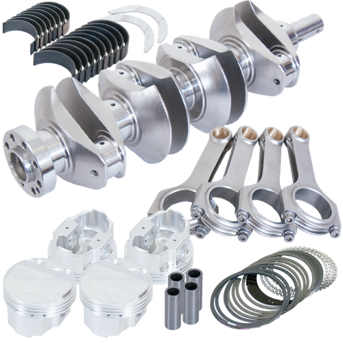 Eagle Nissan Sr20 91mm Billet Crank 5.365in H-Beam 7.3cc Dome 86.5mm Pistons Rotating Assembly - 85112865 Photo - Primary