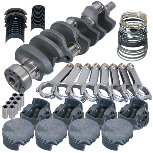 Eagle Chevy 454 4.250in Crank 6.385in H-Beam -3cc Flat Top 4.350in Pistons Balanced Assembly - B11111100 Photo - Primary
