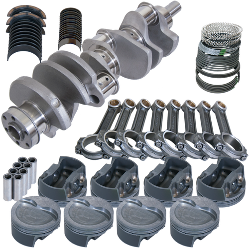 Eagle Ford 351W 4.000in Crank 6.250in I-Beam Rods -26cc Inv Dome 4.125in Pistons Balanced Assembly - B14823125 Photo - Primary