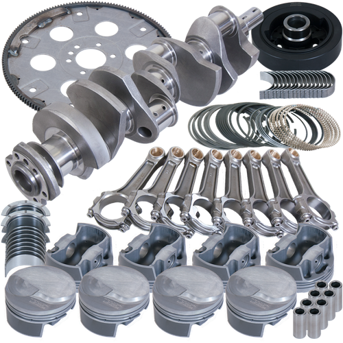 Eagle Chevy 454 1Pc 4.250in Crank 6.385in I-Beam Rod -3cc Flat Top 4.280in Pistons Balanced Assembly - B18021L030 Photo - Primary