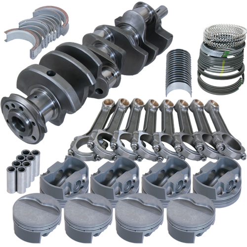 Eagle Pontiac 400 4.250in Crank 6.800in I-Beam Rods -6cc Flat Top 4.185in Pistons Balanced Assembly - B524104185 Photo - Primary