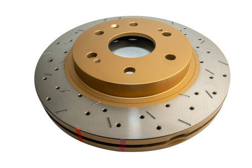 DBA 06-08 Chevrolet Silverado/GMC Sierra 4000 Series Drilled and Slotted Front Rotor - DBA42010XS Photo - Primary